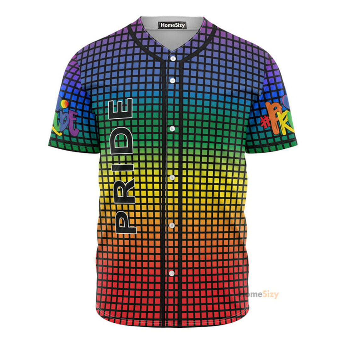 Regenbogen LGBT Pride Mehrfarbiges - Baseball Jersey