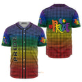 Regenbogen LGBT Pride Mehrfarbiges - Baseball Jersey
