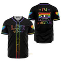 Lgbt Love Is Love - Baseball Jersey