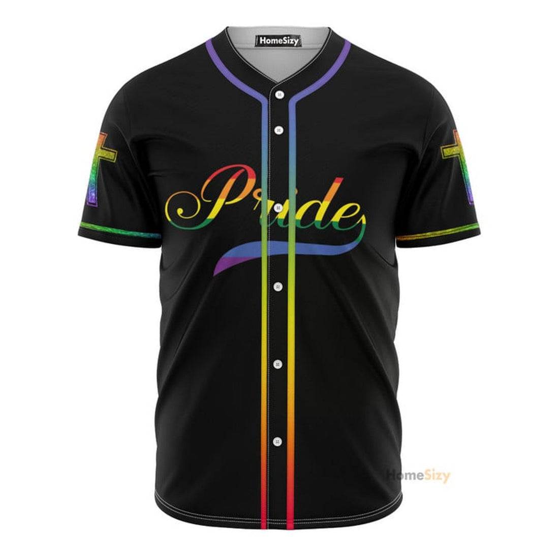 LGBT Pride Rainbow Color - Baseball Jersey