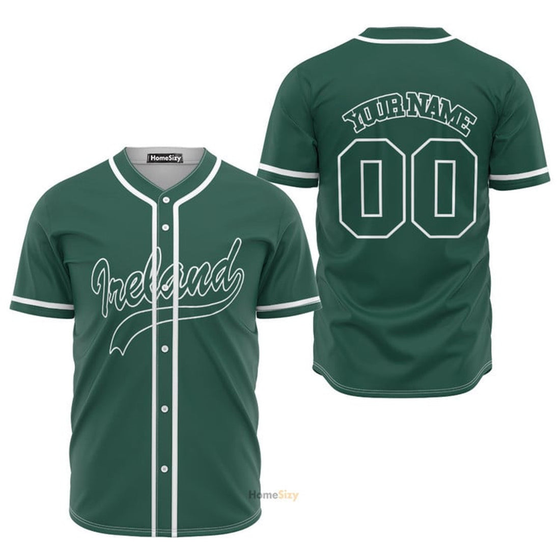 Custom Name Irish Ireland St Patrick's Day - Personalized Baseball Jersey
