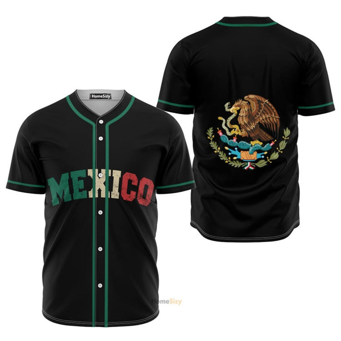 Proud Mexico Eagle - Baseball Jersey