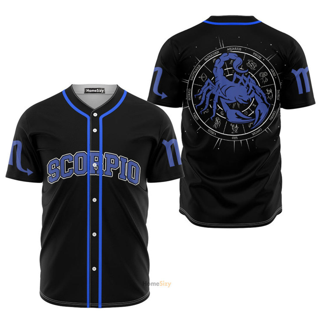 Stunning Scorpio Blue - Baseball Jersey