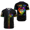 Lgbt Pride Love Is Love Rainbow Heart - Baseball Jersey