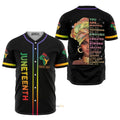 Juneteenth Since 1865 Black Girl Magic - Baseball Jersey