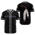 Leather Prayer Native American - Baseball Jersey