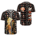Native American Headdress - Baseball Jersey