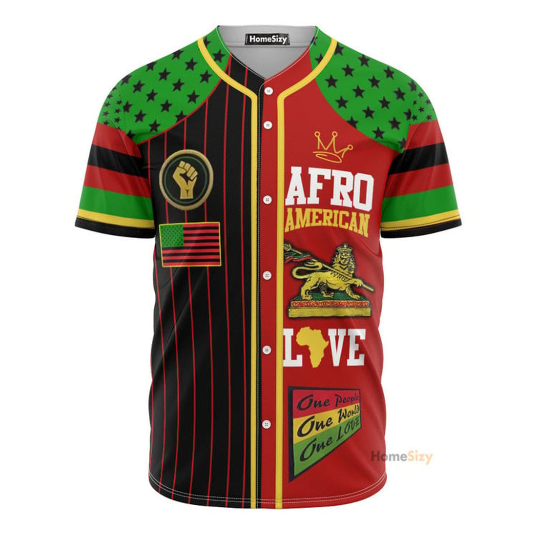 Afro American Love For Juneteenth - Baseball Jersey