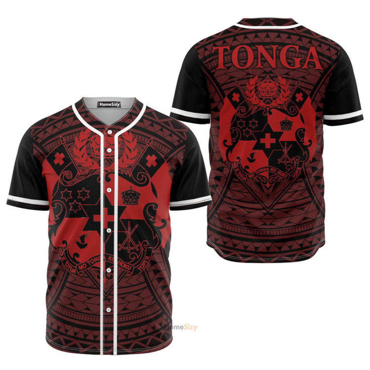 Tonga Polynesian - Baseball Jersey