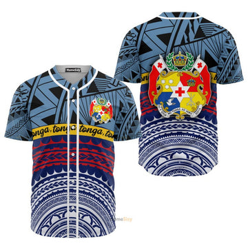 National Seal Of Tonga Tonga - Baseball Jersey