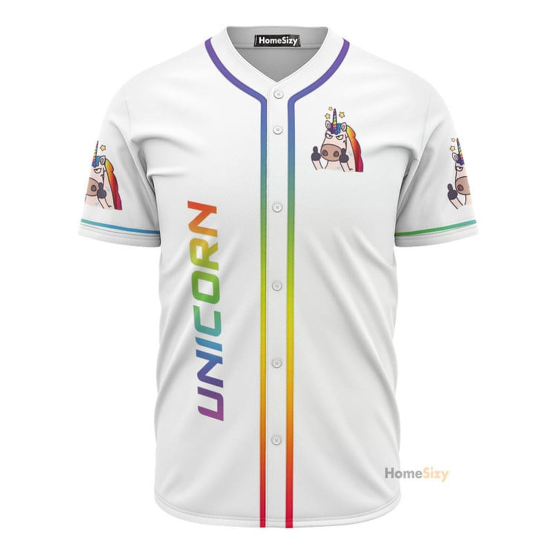 Lgbt Unicorn I Know People Talk Behind My Back - Baseball Jersey
