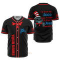 Custom Name Drive Jeep - Personalized Baseball Jersey