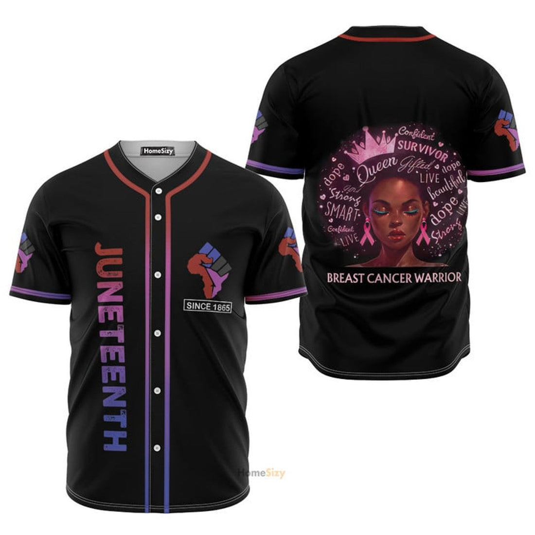 Juneteenth Since 1865 In Pink - Baseball Jersey