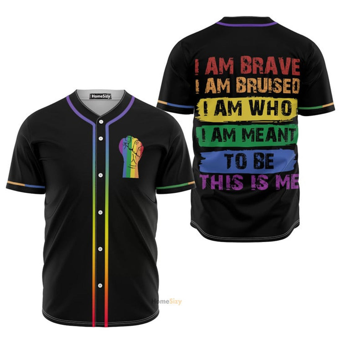 LGBT+ Pride Month Fight For The Rights - Baseball Jersey