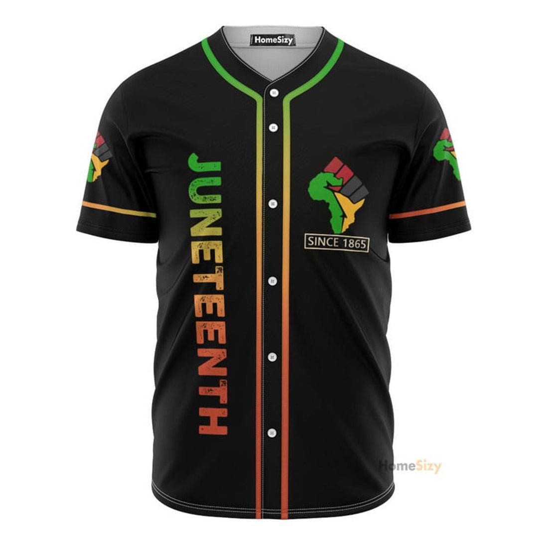 Juneteenth Since 1865 Be Kind - Baseball Jersey