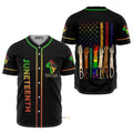 Juneteenth Since 1865 Be Kind - Baseball Jersey