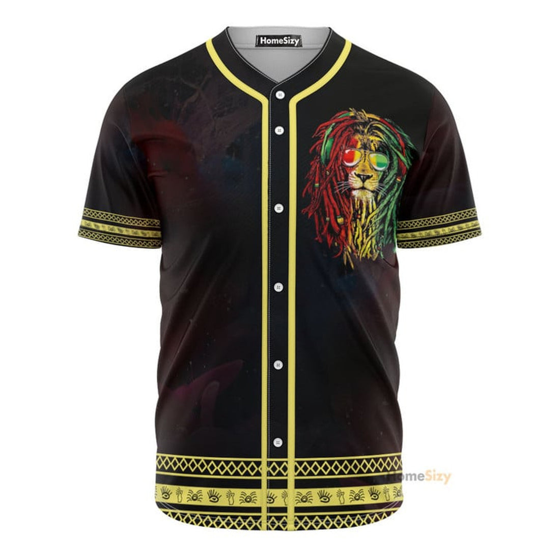 Free-ish African Lion Juneteenth - Personalized Baseball Jersey
