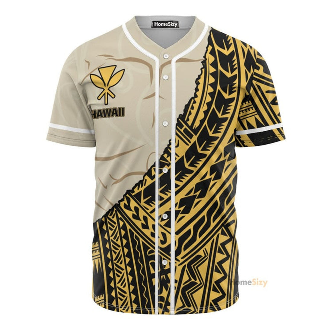 Hawaiian Polynesian Wild Style - Baseball Jersey