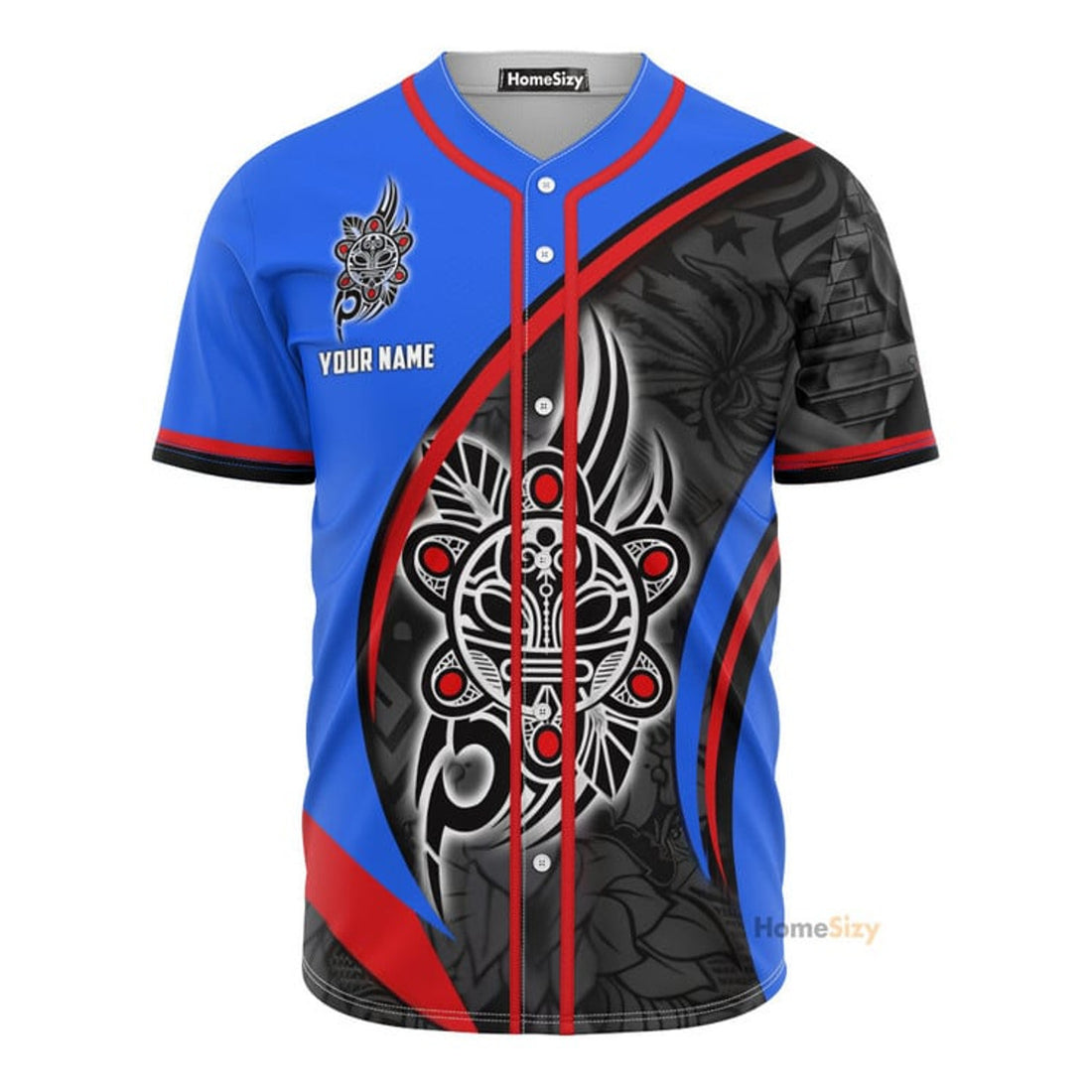 Custom Name Sol Taino Puerto Rico - Personalized Baseball Jersey