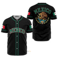 Mexico Black Green - Baseball Jersey