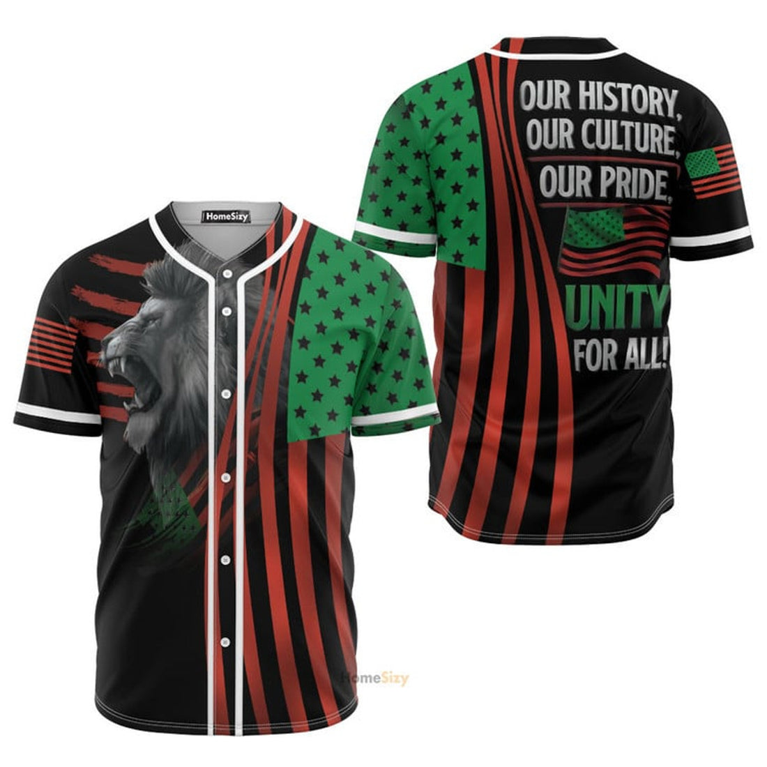 Juneteenth Day Lion Culture Pride - Baseball Jersey