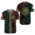 Mexico Symbol With Smoke Proud - Baseball Jersey
