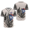 Custom Name Puerto Rico Coqui Sol Taino - Personalized Baseball Jersey