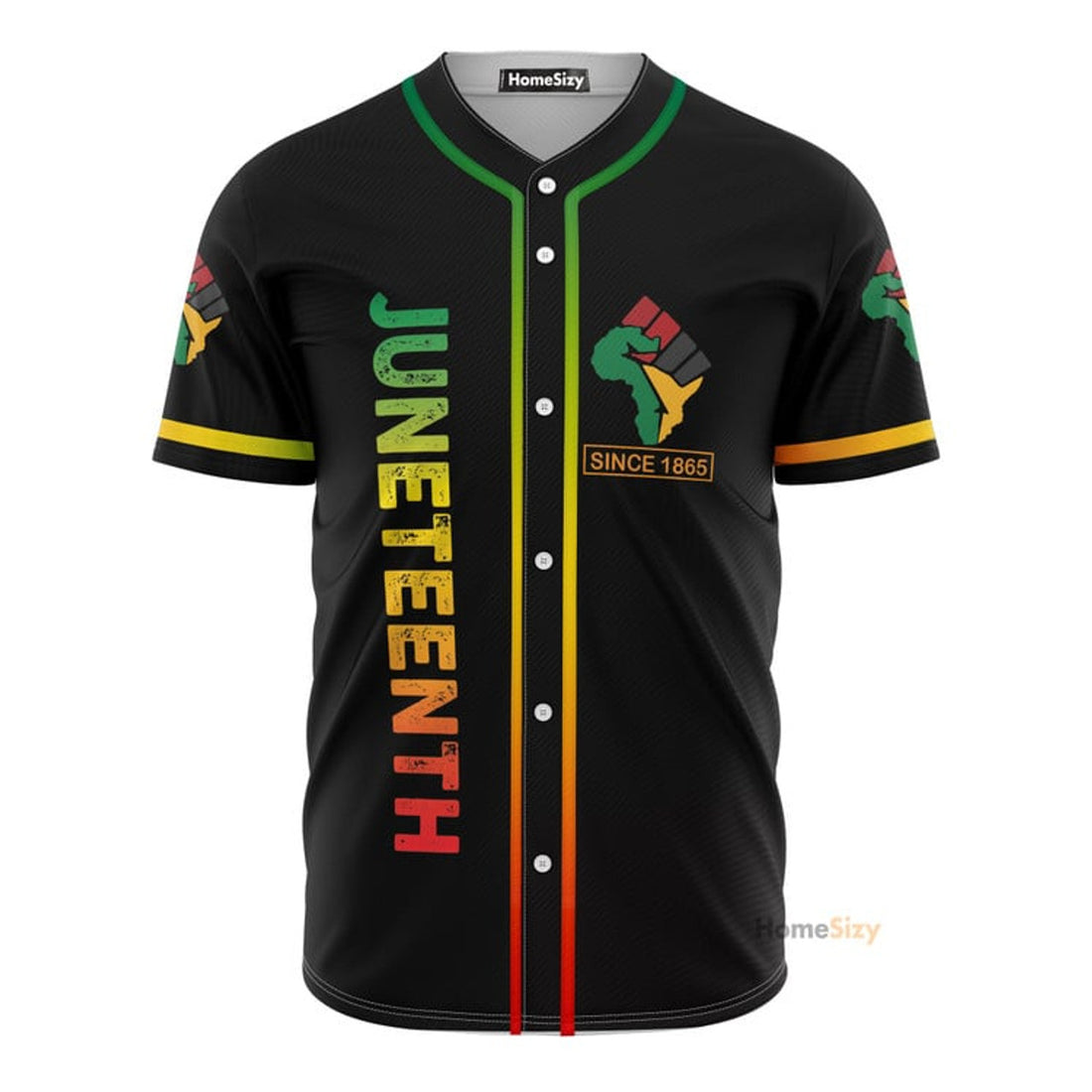 Custom Name Juneteenth Since 1865 Black Queen - Personalized Baseball Jersey