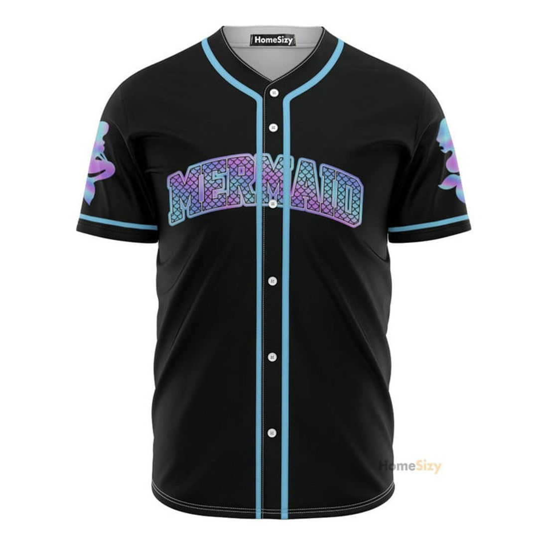 Hologram Mermaid - Baseball Jersey