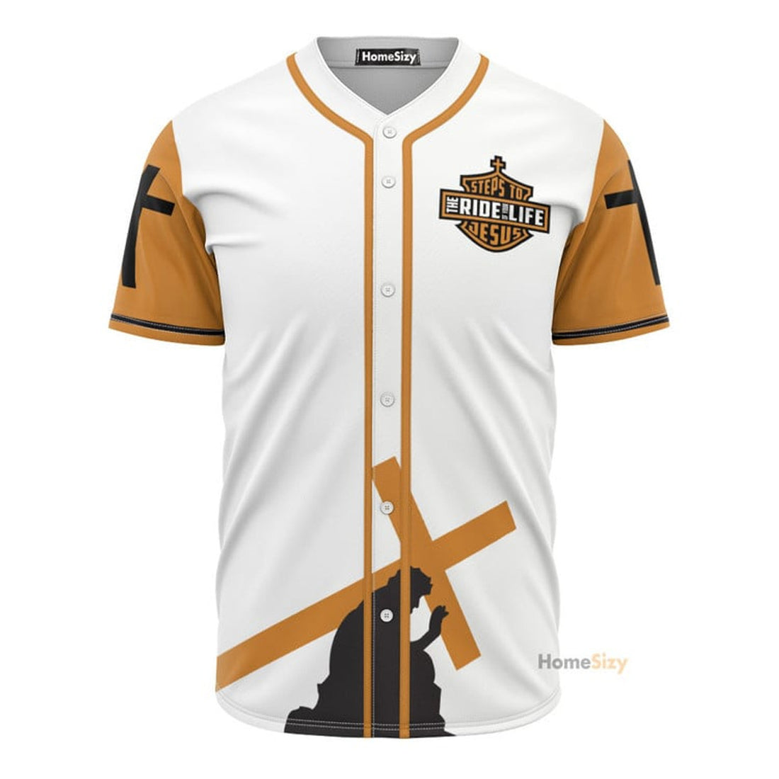 Steps To Jesus The Ride of Your Life - Baseball Jersey