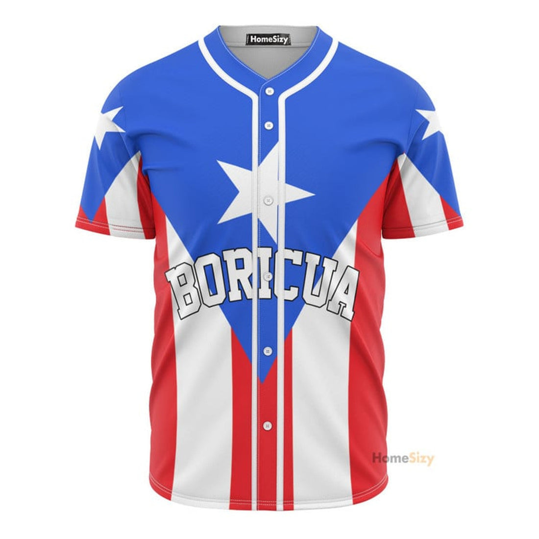 Puerto Rico Frog Boricua Flag - Baseball Jersey