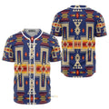 Navy Tribe Design Native American - Baseball Jersey