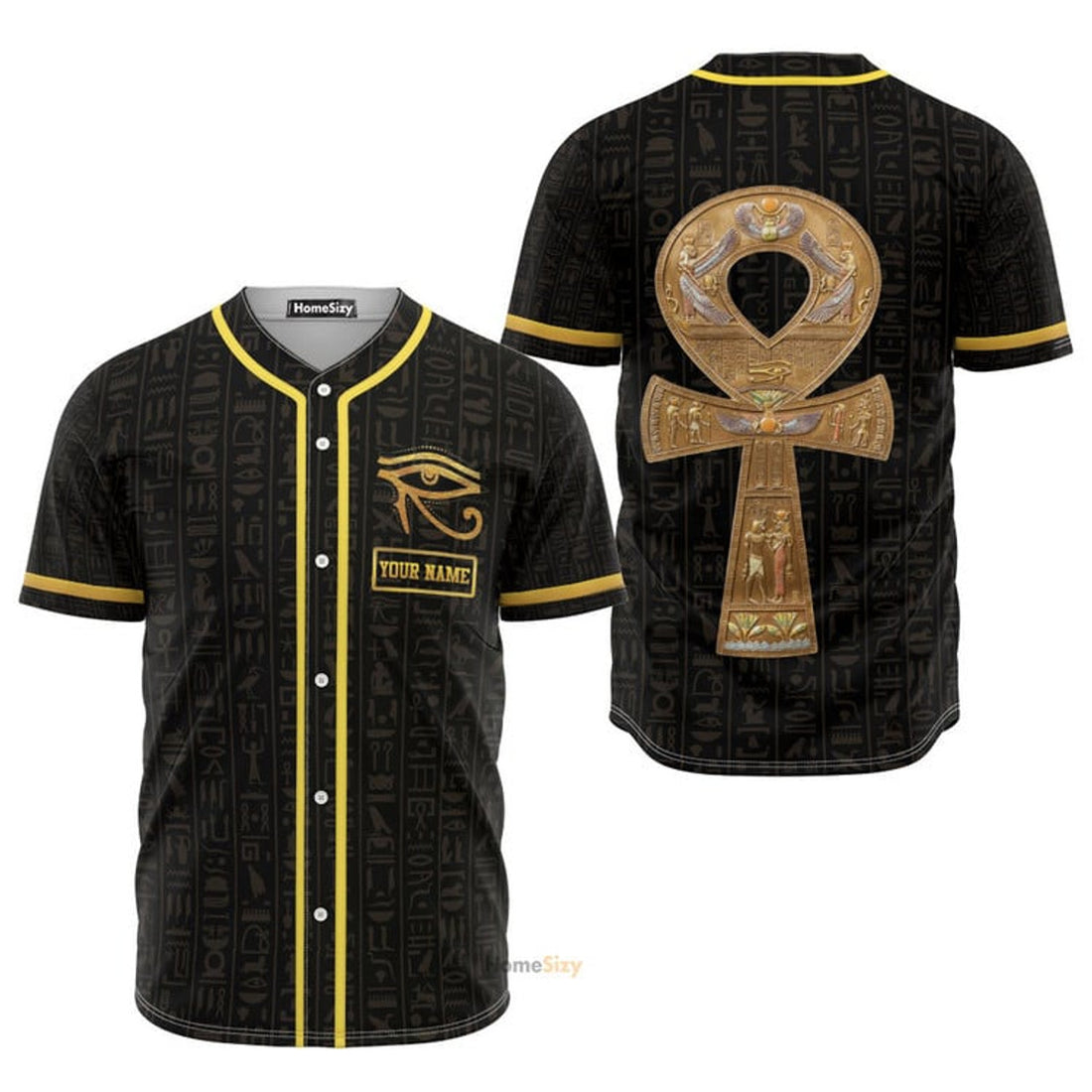 Custom Name Egyptian Mythology - Personalized Baseball Jersey