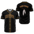 Custom Name Native American Feathers - Personalized Baseball Jersey