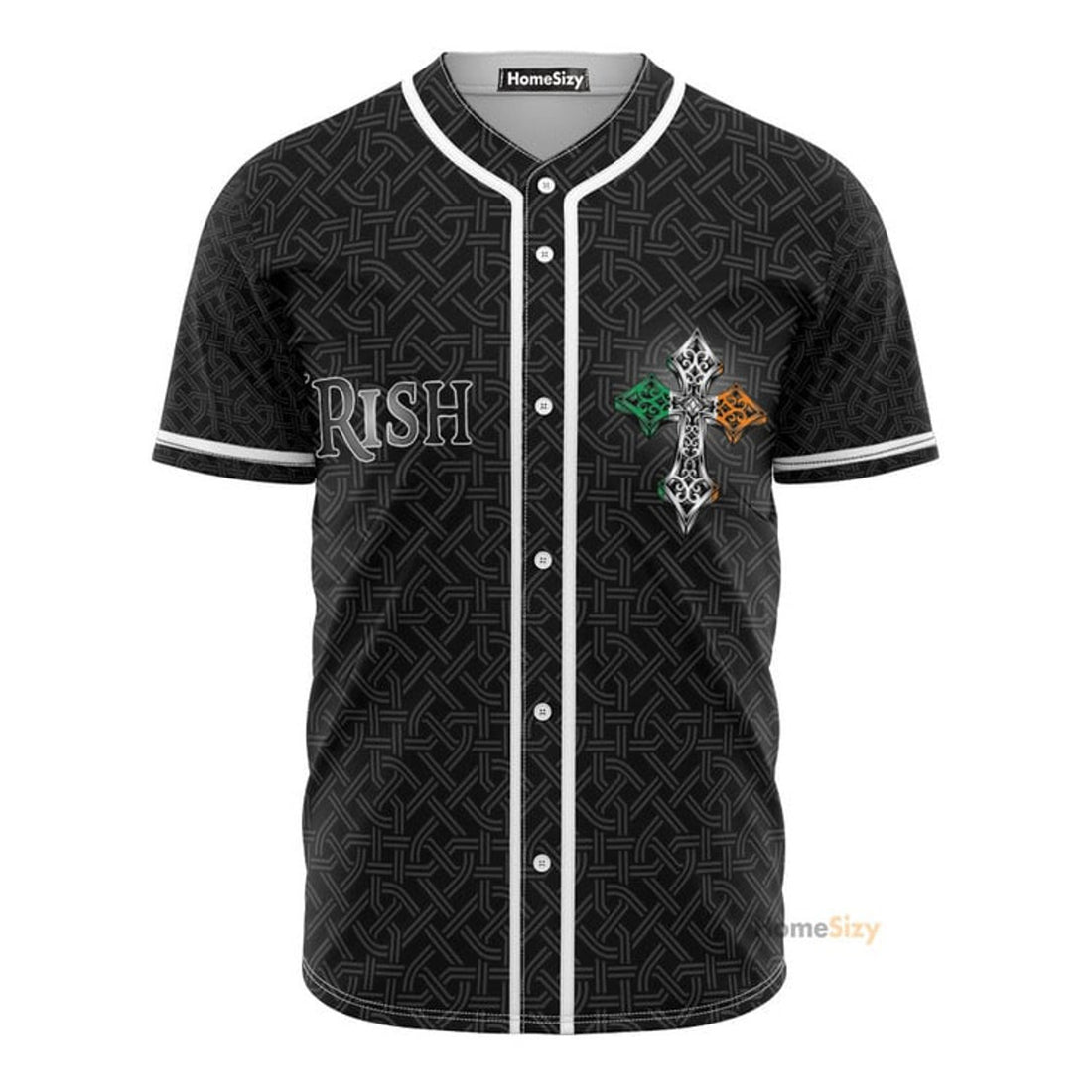Irish Celtic Black Mental - Baseball Jersey