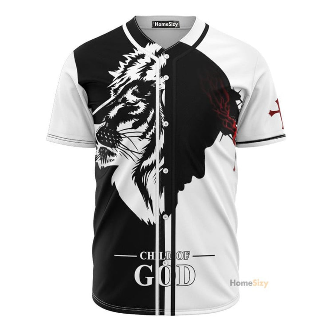 Jesus Is My God Christian - Personalized Baseball Jersey