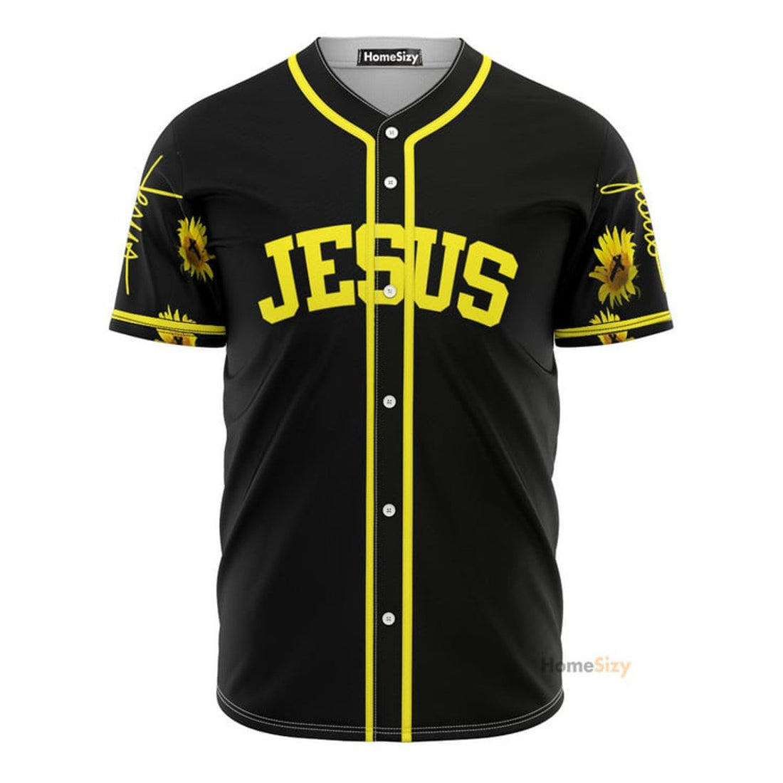 Holiday Jesus The Beautiful Sunflower - Baseball Jersey