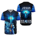 Jesus Heaven Knows My Name - Baseball Jersey