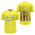 Softball Yellow - Personalized Baseball Jersey
