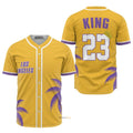 King Of Los Angeles Yellow - Baseball Jersey
