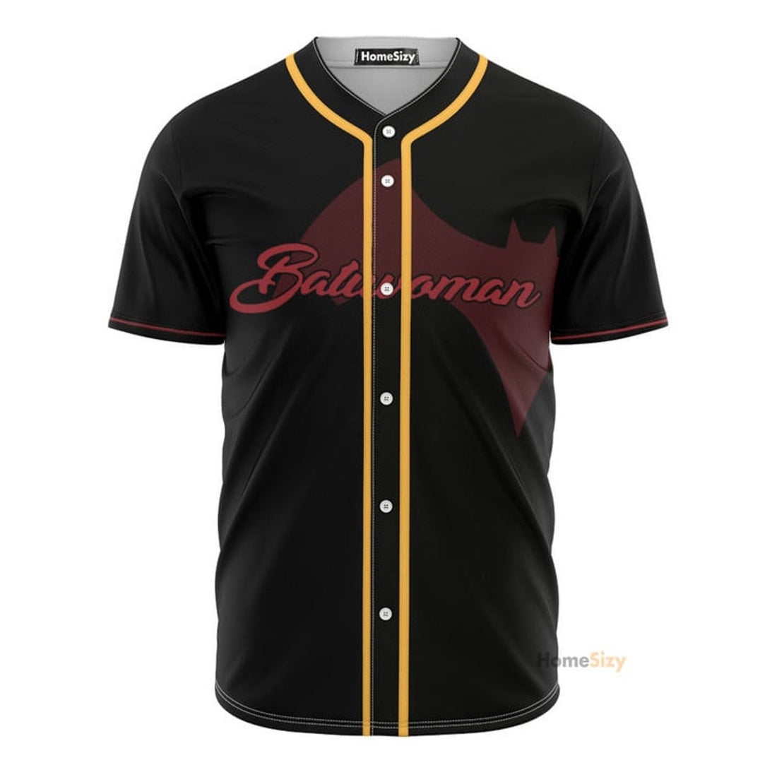 Batwoman Black Red - Baseball Jersey