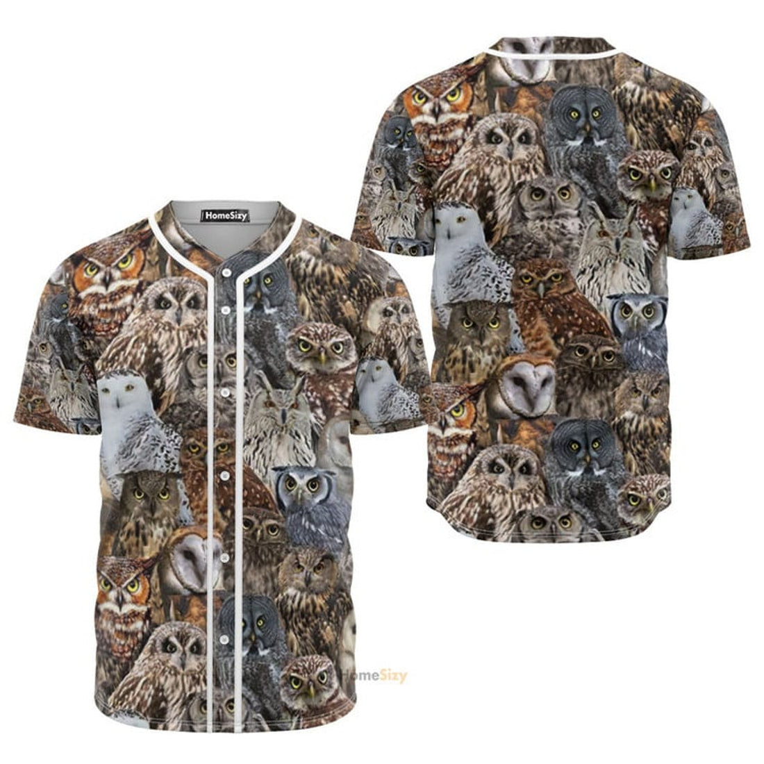 Awesome Owl - Baseball Jersey