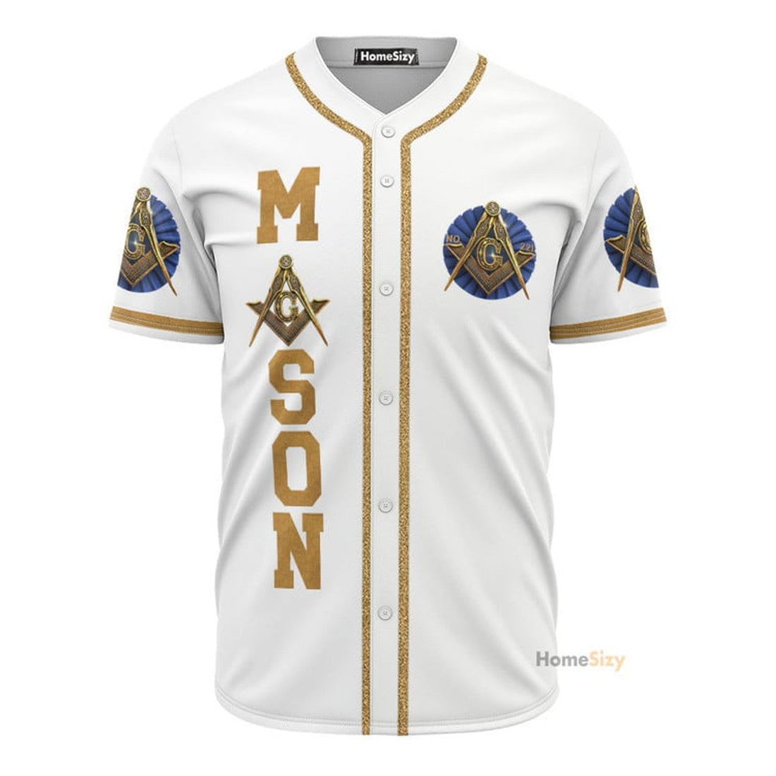 Custom Name Freemason - Personalized Baseball Jersey