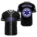Custom Name EMT Emergency Medical Technicians - Personalized Baseball Jersey