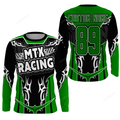 FUNSTUFFPRINT Custom MTX Racing Jersey Motorcycle Dirt Bike Motocross Off-Road Riders Racewear 3D Long Sleeve T-Shirt
