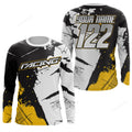 FUNSTUFFPRINT Custom Racing , Motorcycle Bicycle Riding Dirt Bike Cycling Off-Road Riders Jersey 3D Long Sleeve T-Shirt