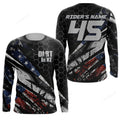 FUNSTUFFPRINT Custom American Motocross jersey, dirt bike riding shirt off-road motorcycle 3D Long Sleeve T-Shirt
