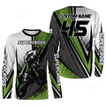 FUNSTUFFPRINT Custom Supercross Riding Jersey, Motorcycle Off-Road Riders Dirt Bike Racing 3D Long Sleeve T-Shirt