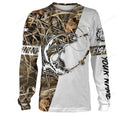 FUNSTUFFPRINT Custom Redfish Puppy Drum fishing shirts tattoo full printing shirt, all over print , 3D Long Sleeve T-Shirt