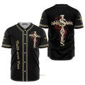 Holiday Jesus Faith Over Fear - Baseball Jersey